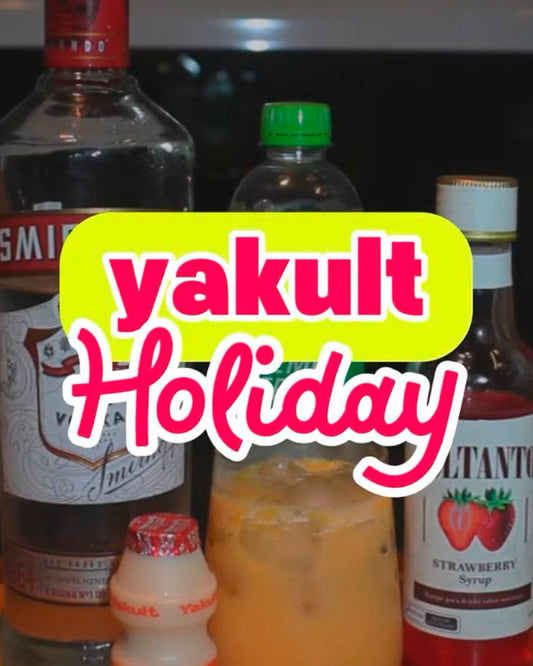 Drink com Yakult e Morango