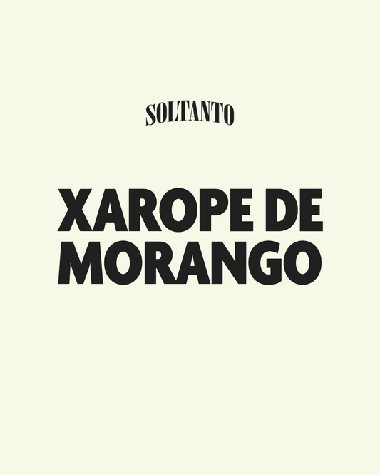 Xarope de Morango + Logo Soltanto