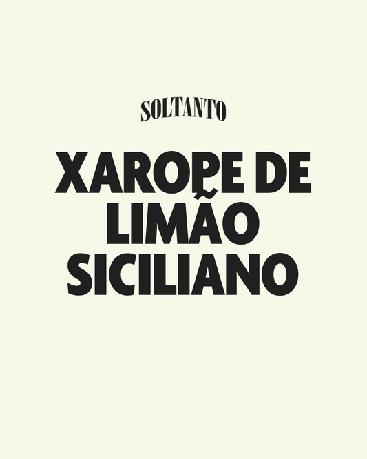 Xarope de Limão Siciliano + Logo Soltanto