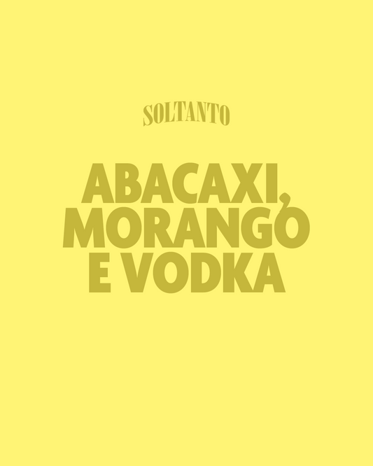 Drink da Semana! Abacaxi + Morango