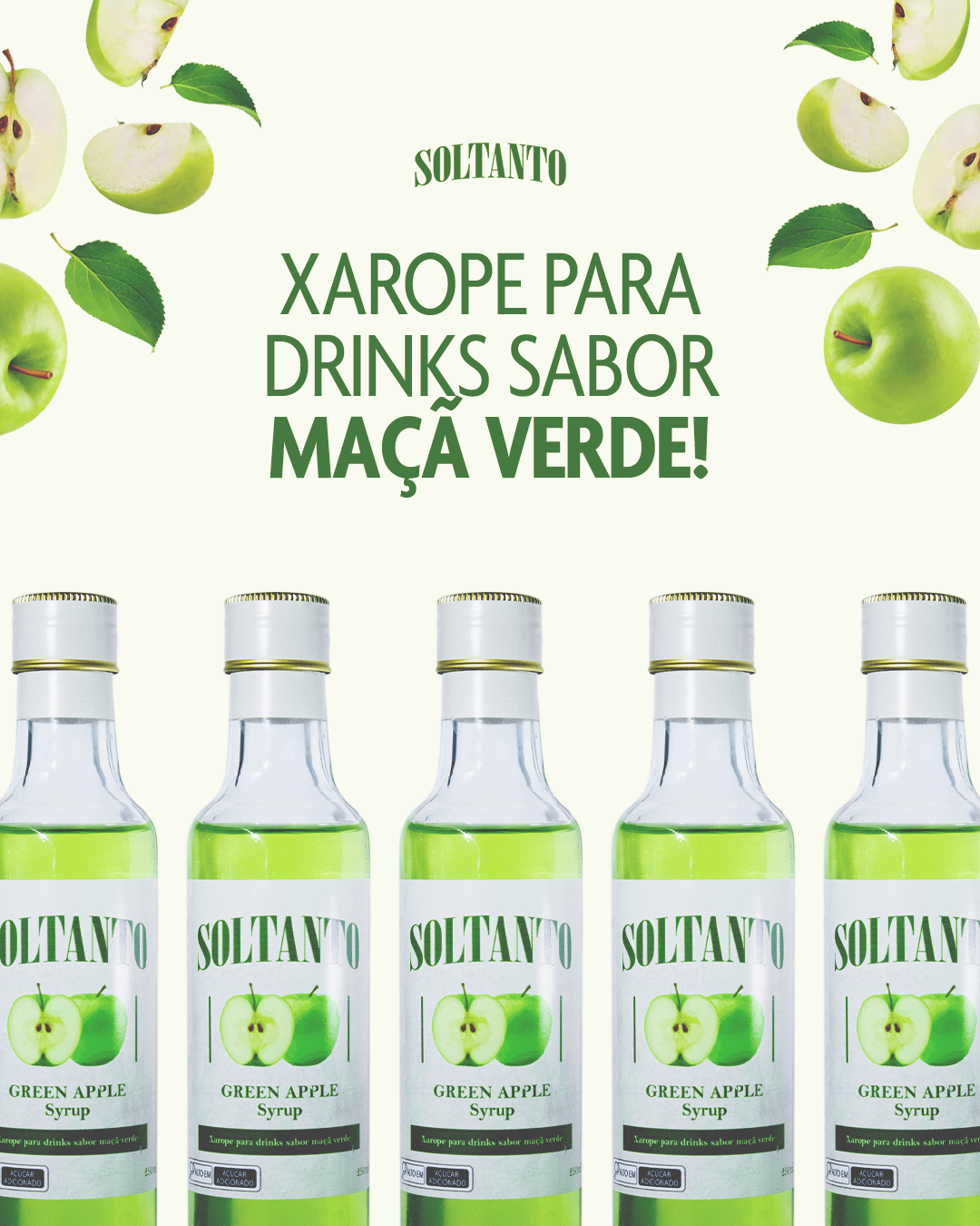 Xarope de Maçã Verde 250ml