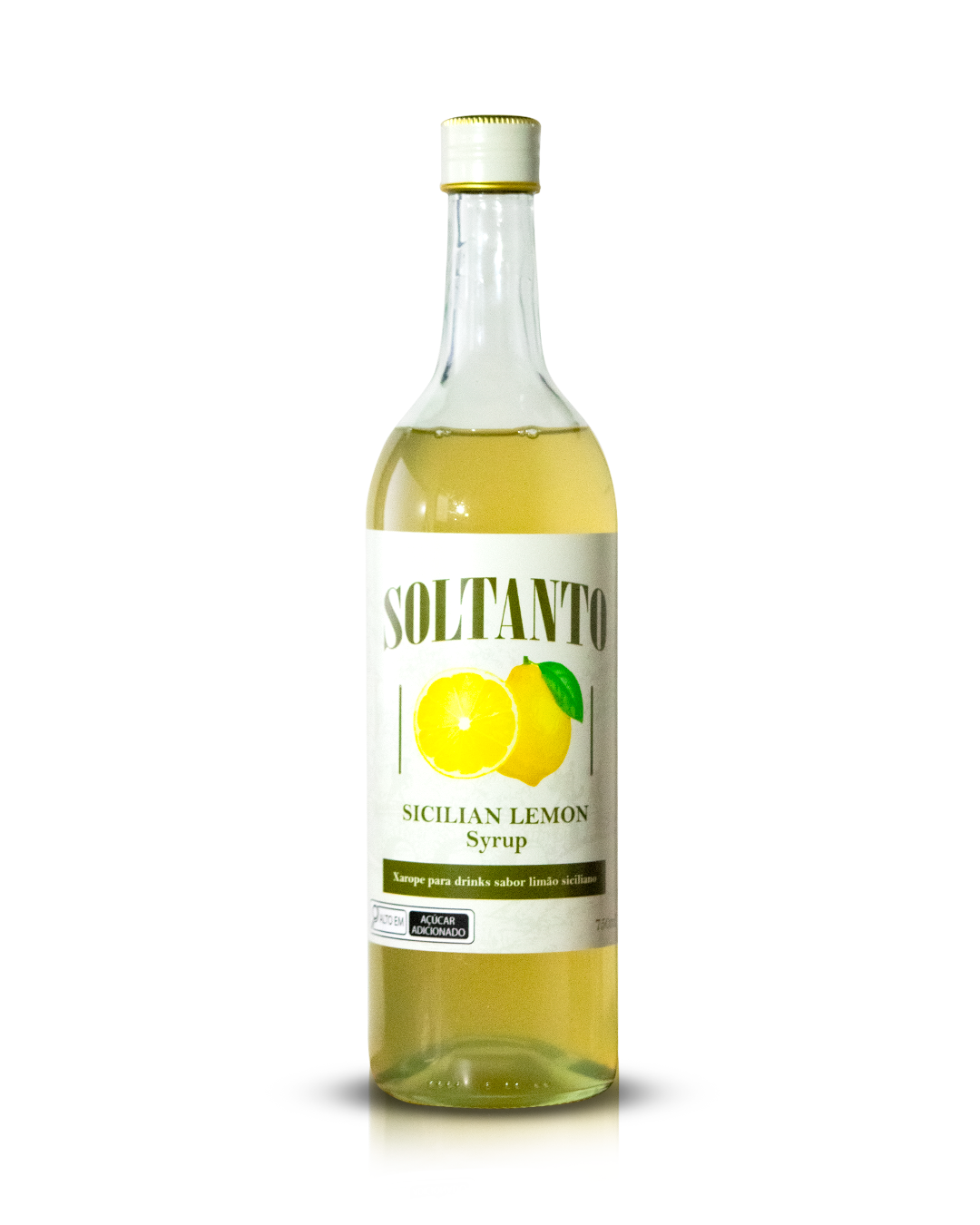 Xarope para drinks Soltanto sabor Limão Siciliano