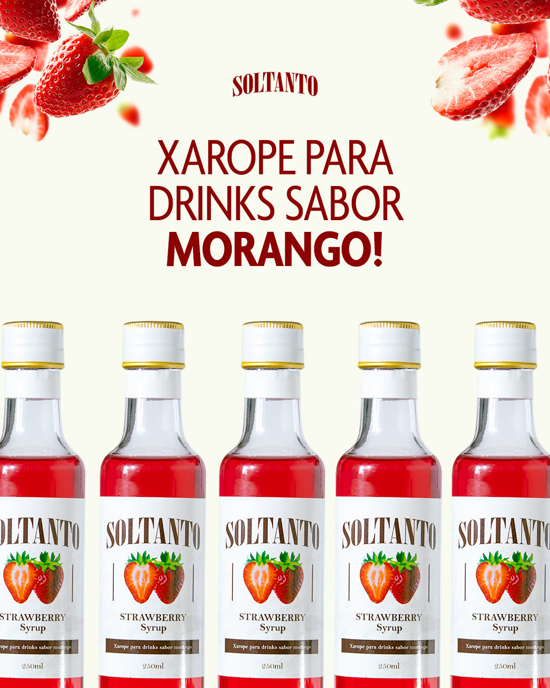 Xarope de Morango 250ml